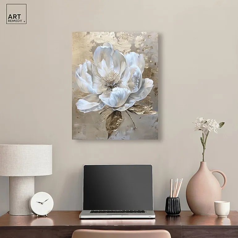 ART REMEDY® "Athenas Flower" Giclee Classic And Figurative Canvas Art