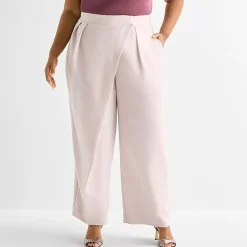 Ashley Graham Womens Plus Trouser
