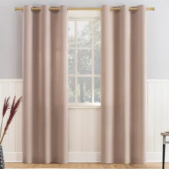 Athens Grommet Top Light-Filtering Set of 2 Curtain Panel