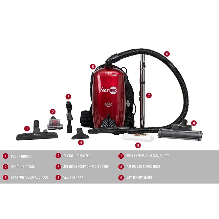 Atrix Hepa Backpack Cannister Vacuum
