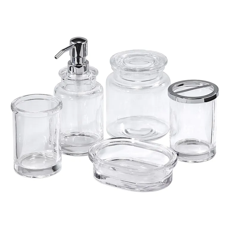 Avanti Cali Glass Bathroom Canister