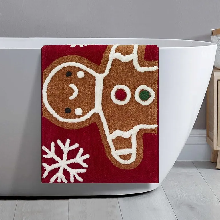 Avanti Gingerbread Man Bath Rug