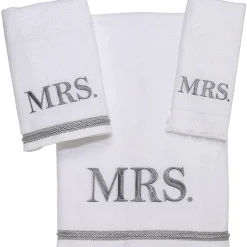 Avanti "Mr. & Mrs." Bath Towels