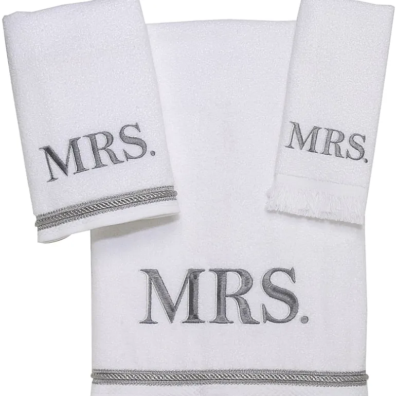 Avanti "Mr. & Mrs." Bath Towels