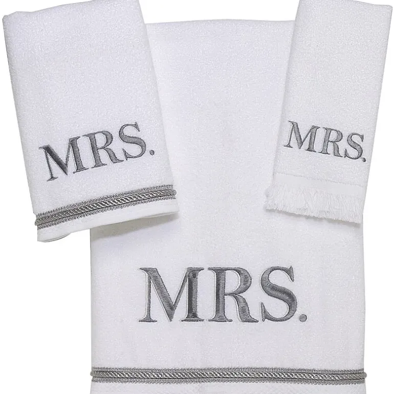 Avanti "Mr. & Mrs." Bath Towels