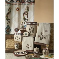 Avanti Navajo Dance Hand Painted Bathroom Canister