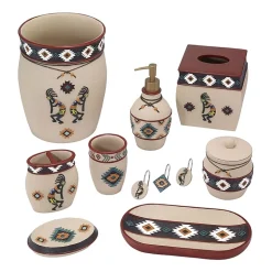 Avanti Navajo Dance Hand Painted Bathroom Canister