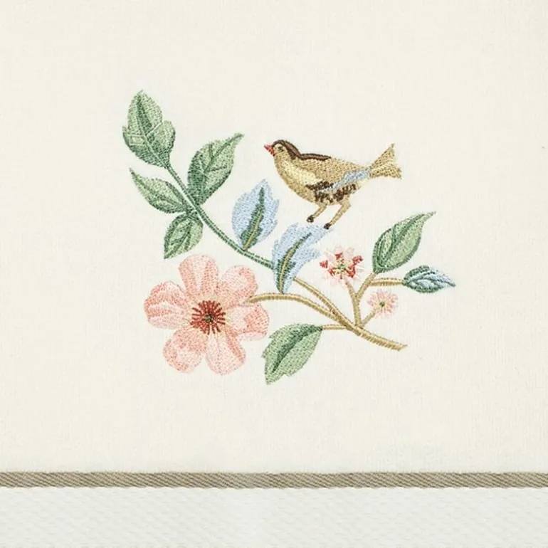 Avanti Pretty Birds 2-pc. Floral Bath Towel