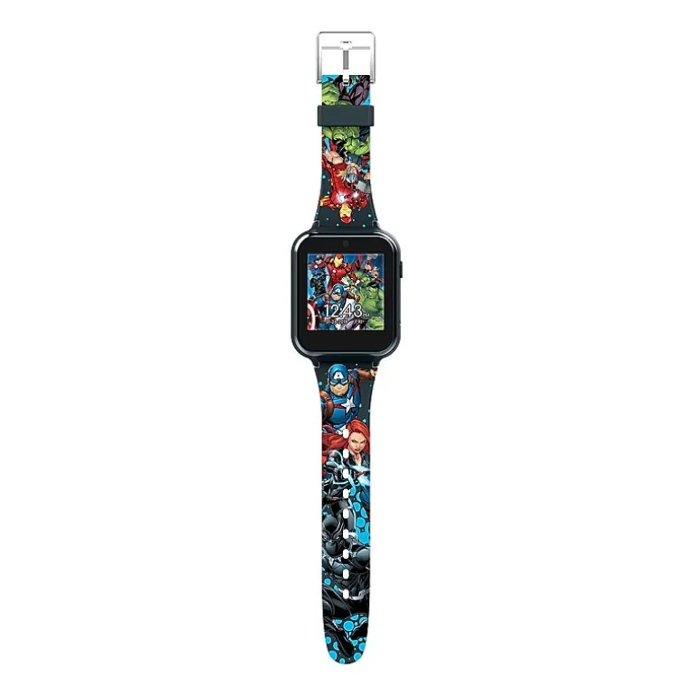 Avengers Marvel Boys Black Smart Watch Avg4597jc