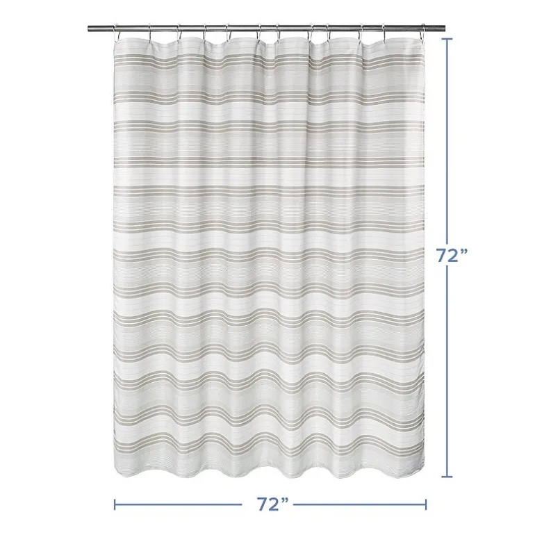 Awesome Home™ Beach Stripe Shower Curtain