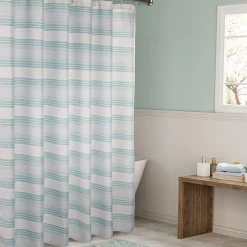 Awesome Home™ Beach Stripe Shower Curtain