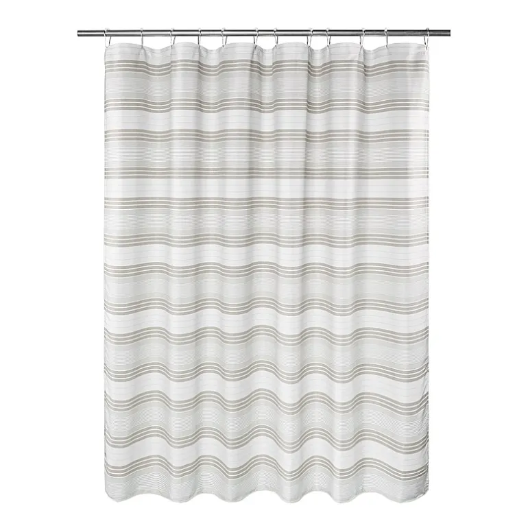 Awesome Home™ Beach Stripe Shower Curtain