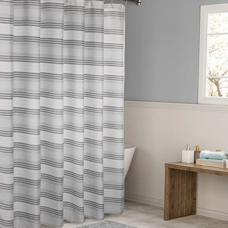 Awesome Home™ Beach Stripe Shower Curtain