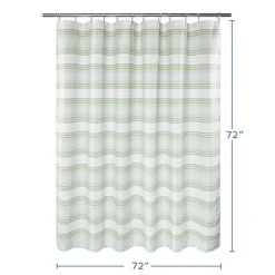 Awesome Home™ Beach Stripe Shower Curtain