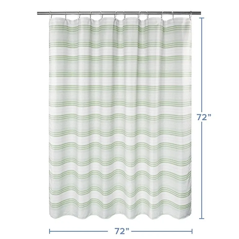 Awesome Home™ Beach Stripe Shower Curtain
