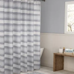 Awesome Home™ Beach Stripe Shower Curtain