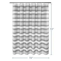 Awesome Home™ Beach Stripe Shower Curtain