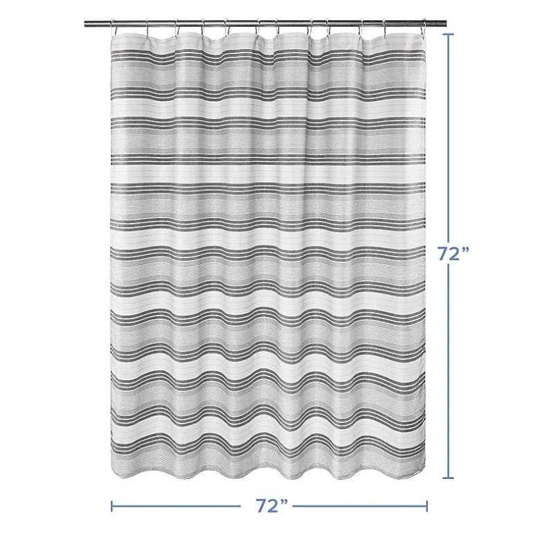 Awesome Home™ Beach Stripe Shower Curtain