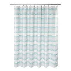Awesome Home™ Beach Stripe Shower Curtain