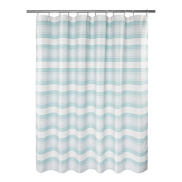 Awesome Home™ Beach Stripe Shower Curtain