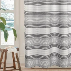 Awesome Home™ Beach Stripe Shower Curtain