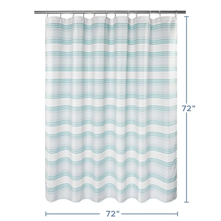 Awesome Home™ Beach Stripe Shower Curtain