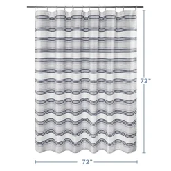 Awesome Home™ Beach Stripe Shower Curtain