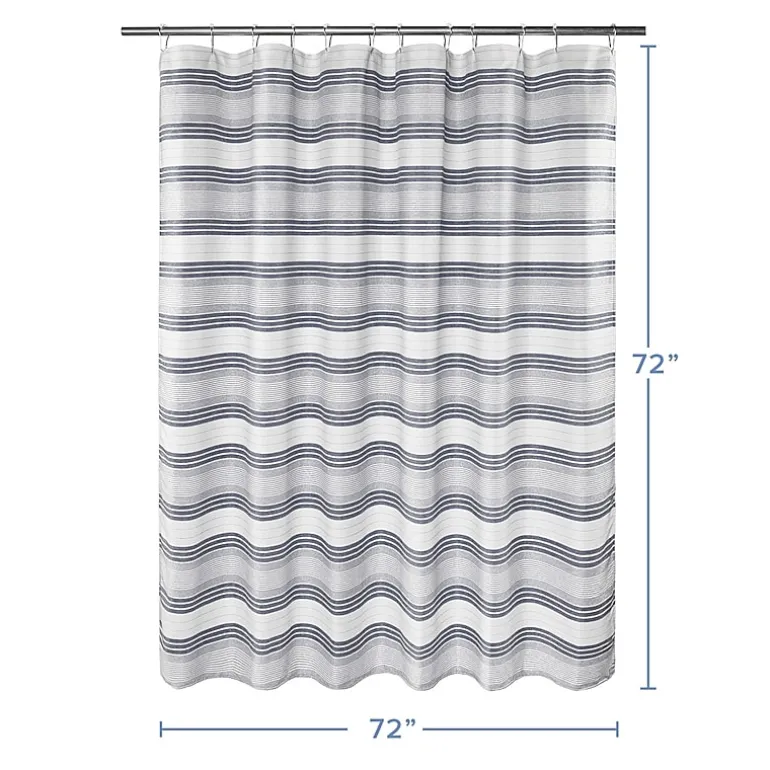 Awesome Home™ Beach Stripe Shower Curtain