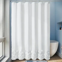 Awesome Home™ Floral Ruffle Shower Curtain
