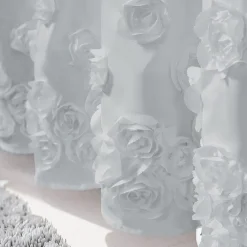 Awesome Home™ Floral Ruffle Shower Curtain