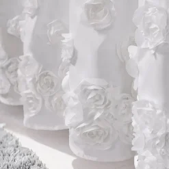 Awesome Home™ Floral Ruffle Shower Curtain