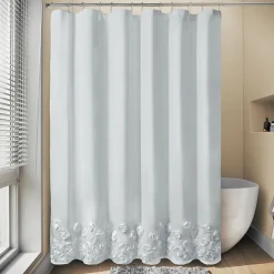 Awesome Home™ Floral Ruffle Shower Curtain