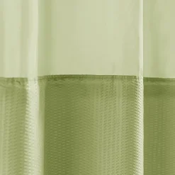 Awesome Home™ No Hook Embossed Snap-In Liner Shower Curtain