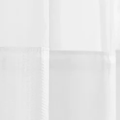 Awesome Home™ No Hook Embossed Snap-In Liner Shower Curtain