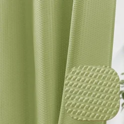 Awesome Home™ No Hook Embossed Snap-In Liner Shower Curtain