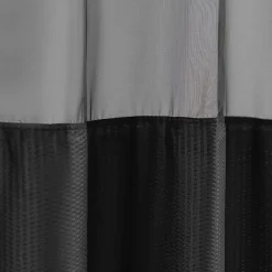 Awesome Home™ No Hook Embossed Snap-In Liner Shower Curtain