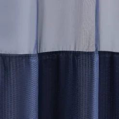 Awesome Home™ No Hook Embossed Snap-In Liner Shower Curtain