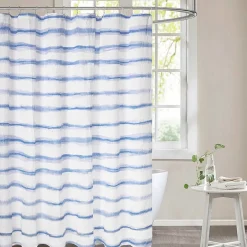 Awesome Home™ Wavy Stripe Recycled Shower Curtain