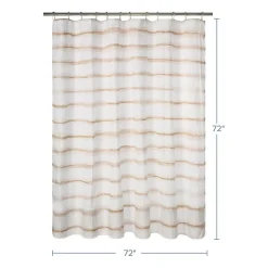 Awesome Home™ Wavy Stripe Recycled Shower Curtain