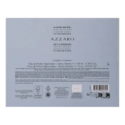 Azzaro Chrome Eau De Parfum 3-Pc Gift Set ($174 Value)