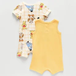Baby Boys Winnie The Pooh Short Sleeve 2-pc. Romper