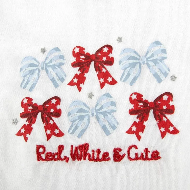 Baby Essentials Americana Baby Girls 2-pc. Short Set