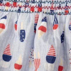 Baby Essentials Americana Baby Girls Sleeveless Romper