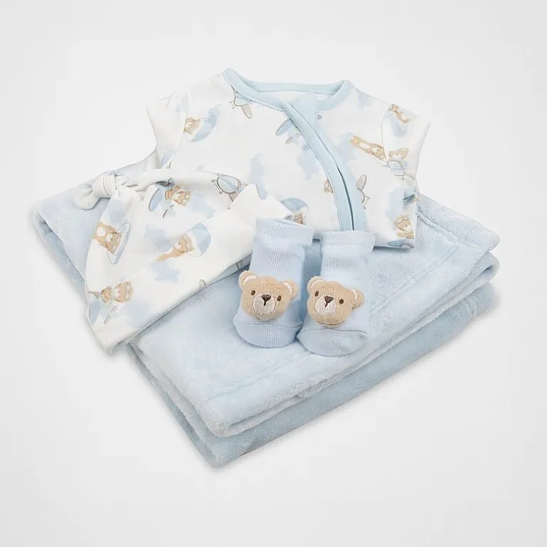 Baby Essentials Baby Boys 4-pc. Baby Clothing Set