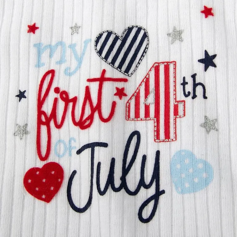 Baby Essentials First Fourth Of July Baby Girls 2-pc. Short Set