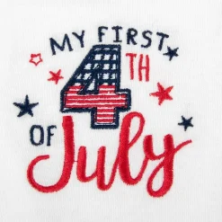 Baby Essentials First Fourth Of July Baby Boys 2-pc. Short Set