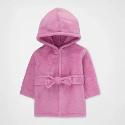 Baby Essentials 0-9 Month Baby Girls Knee Length Long Sleeve Robe