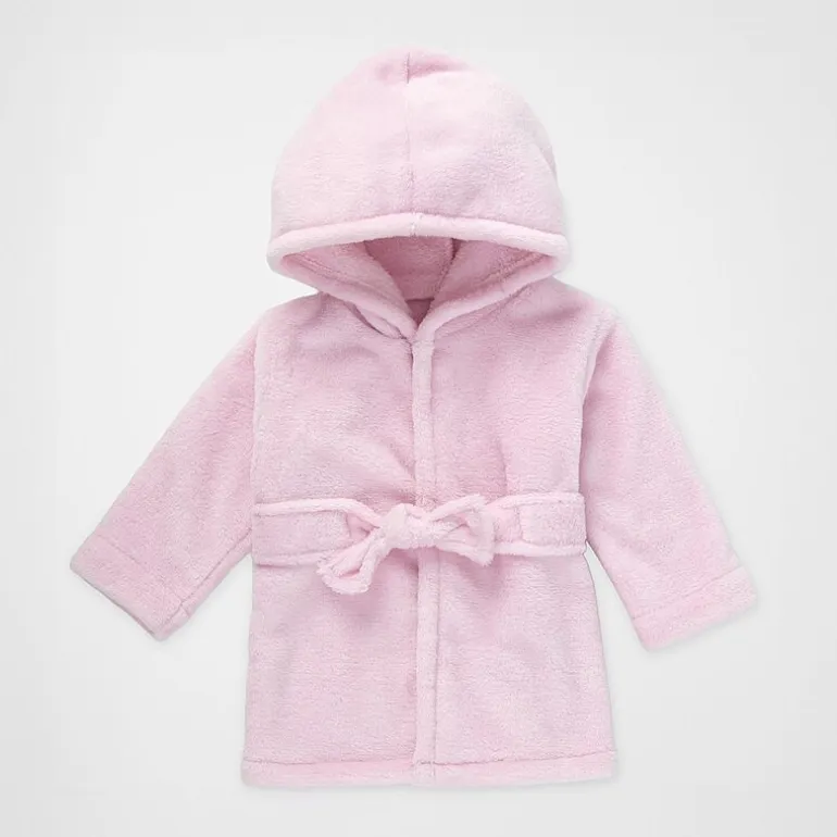 Baby Essentials 0-9 Month Baby Girls Knee Length Long Sleeve Robe