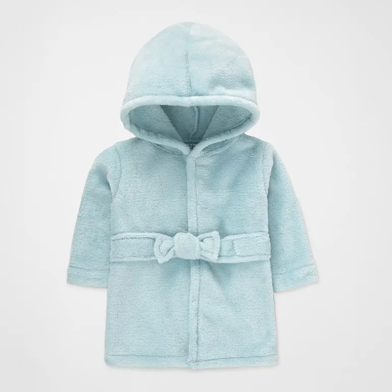 Baby Essentials 0-9 Month Baby Unisex Knee Length Long Sleeve Robe