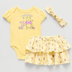 Baby Girls 3-pc. Winnie The Pooh Skirt Set
